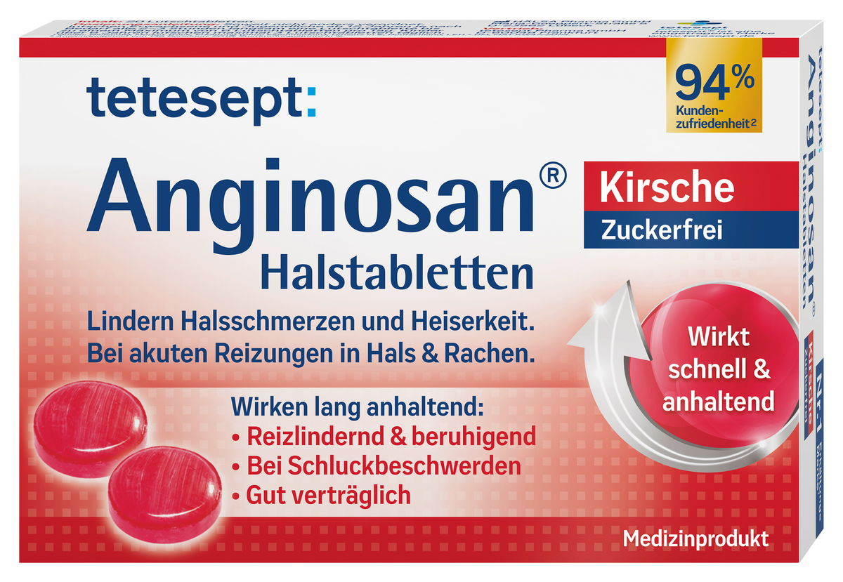 Anginosan® Halstabletten Kirsche zuckerfrei