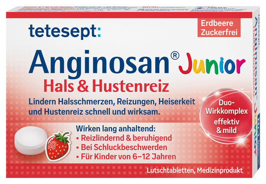 Anginosan® Junior Hals & Hustenreiz Lutschtabletten