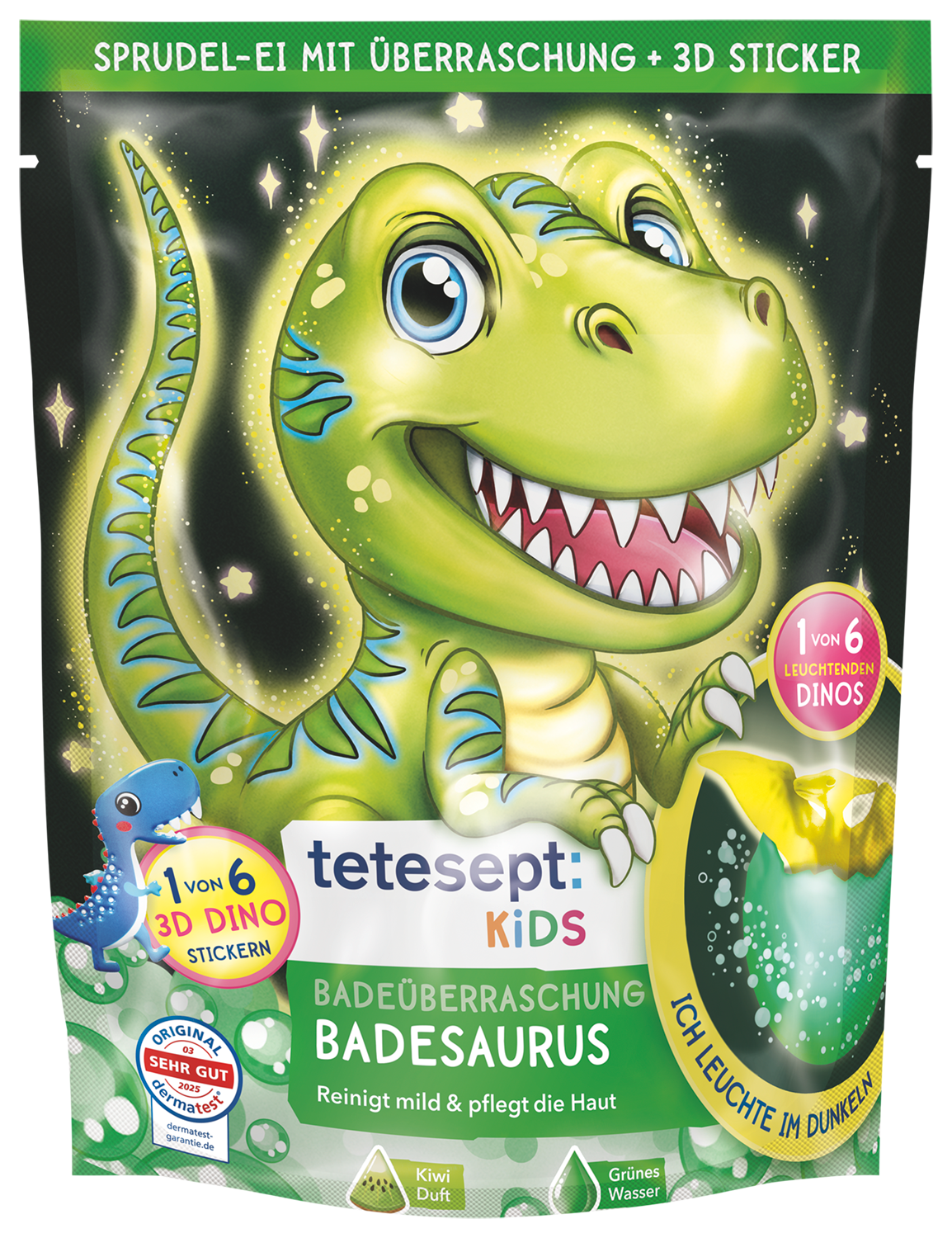 Badeüberraschung Badesaurus