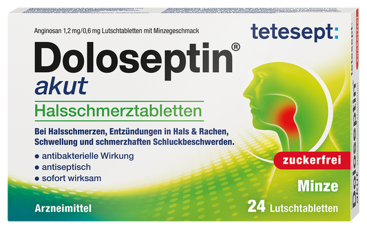 Doloseptin® akut Halsschmerztabletten Minze