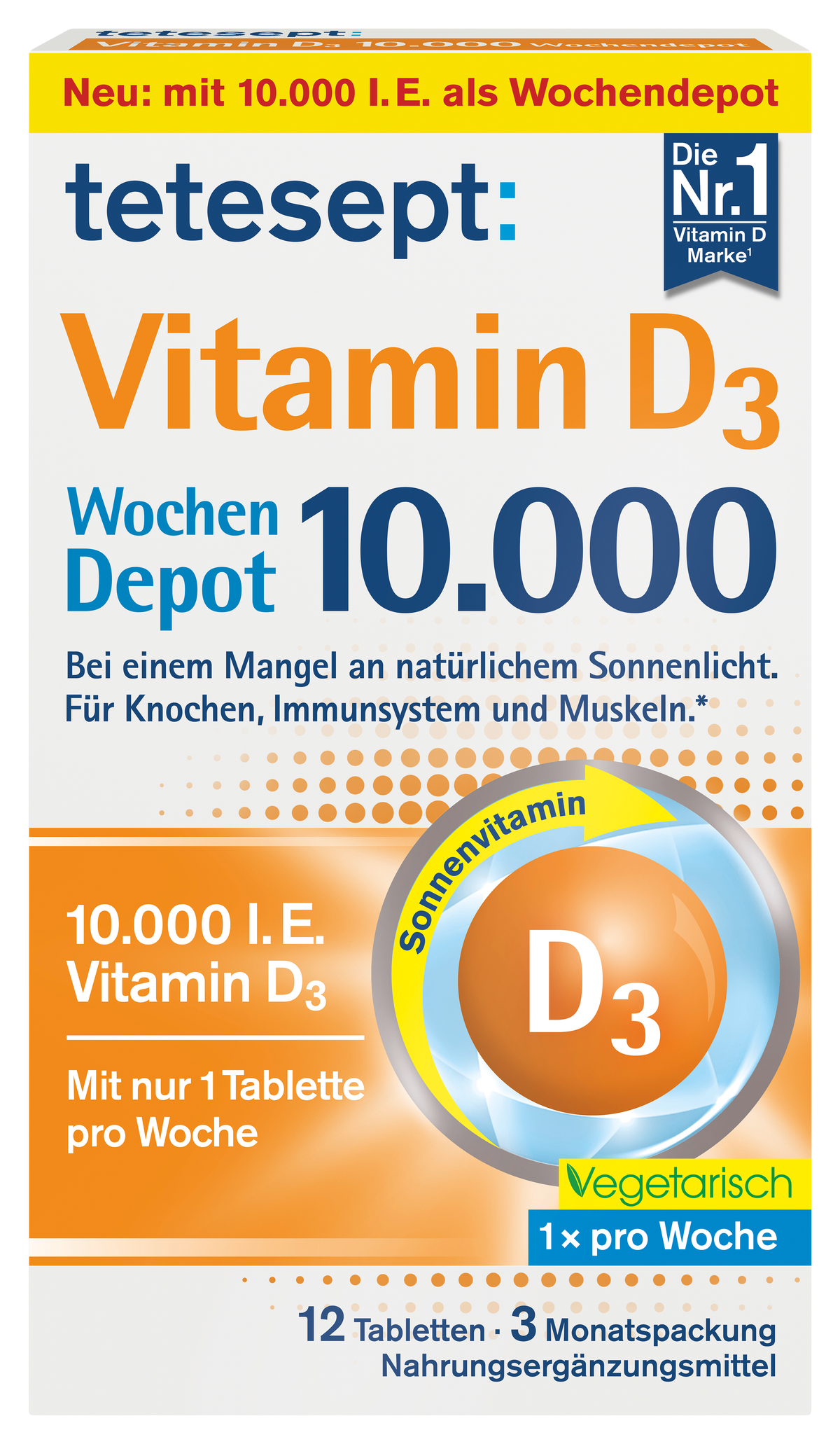 Vitamin D3 10000 Wochendepot