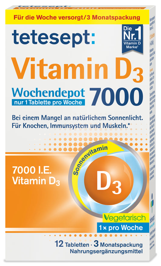 Vitamin D3 7000 Wochendepot