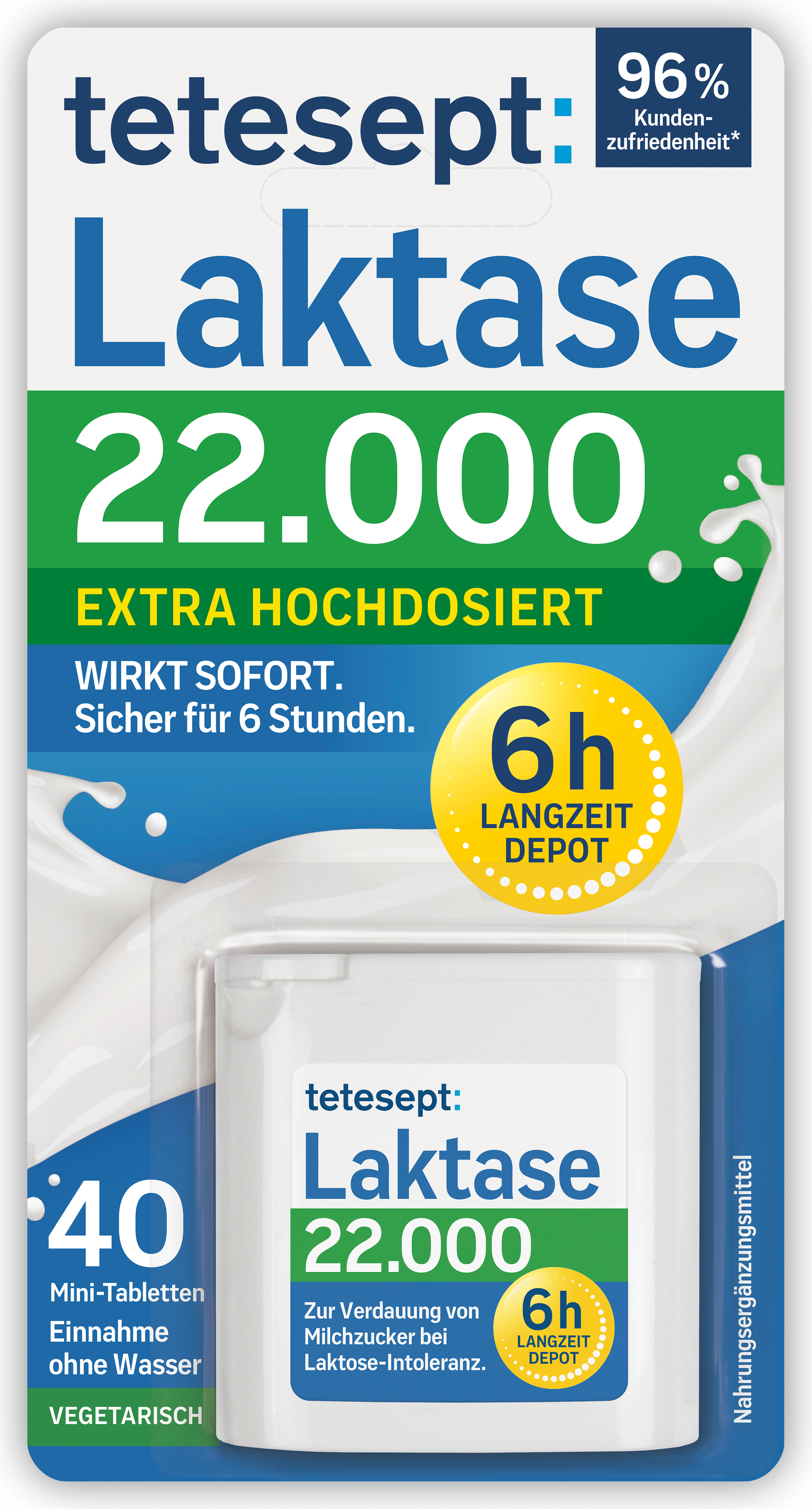 Laktase 22.000 Langzeit-Depot