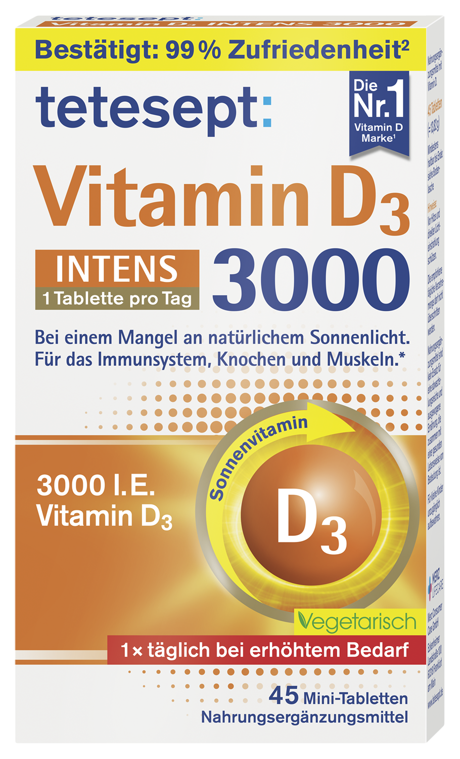 Vitamin D3 3000 Intens