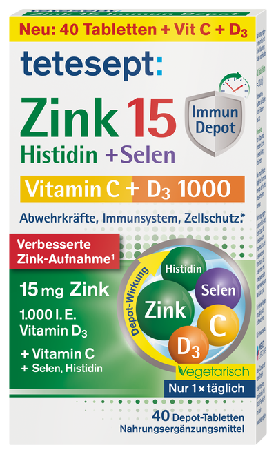 Zink 15 Immun Depot Tabletten